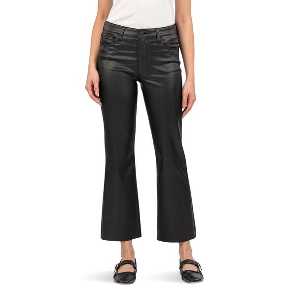 KUT from the Kloth Women's Kelsey High Rise Ankle Flare with Raw Hem Size 16 - Picture 1 of 6